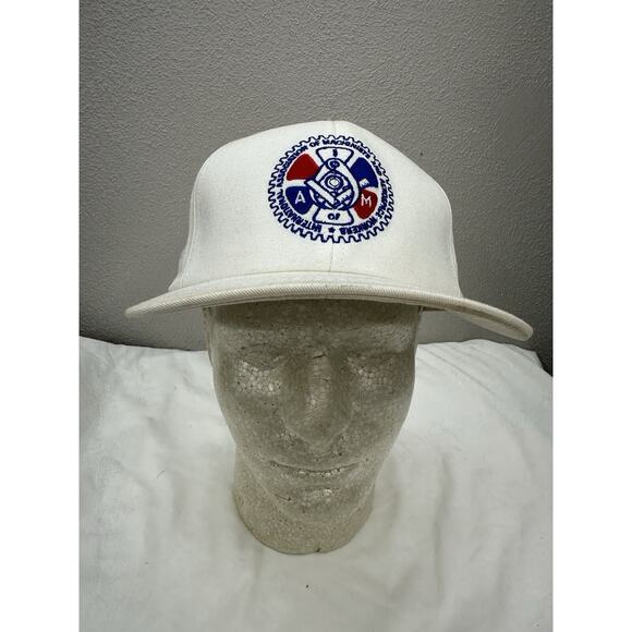 Union Wear Snapback Hat White Logo International Mechanics and Aerospace - Picture 1 of 11